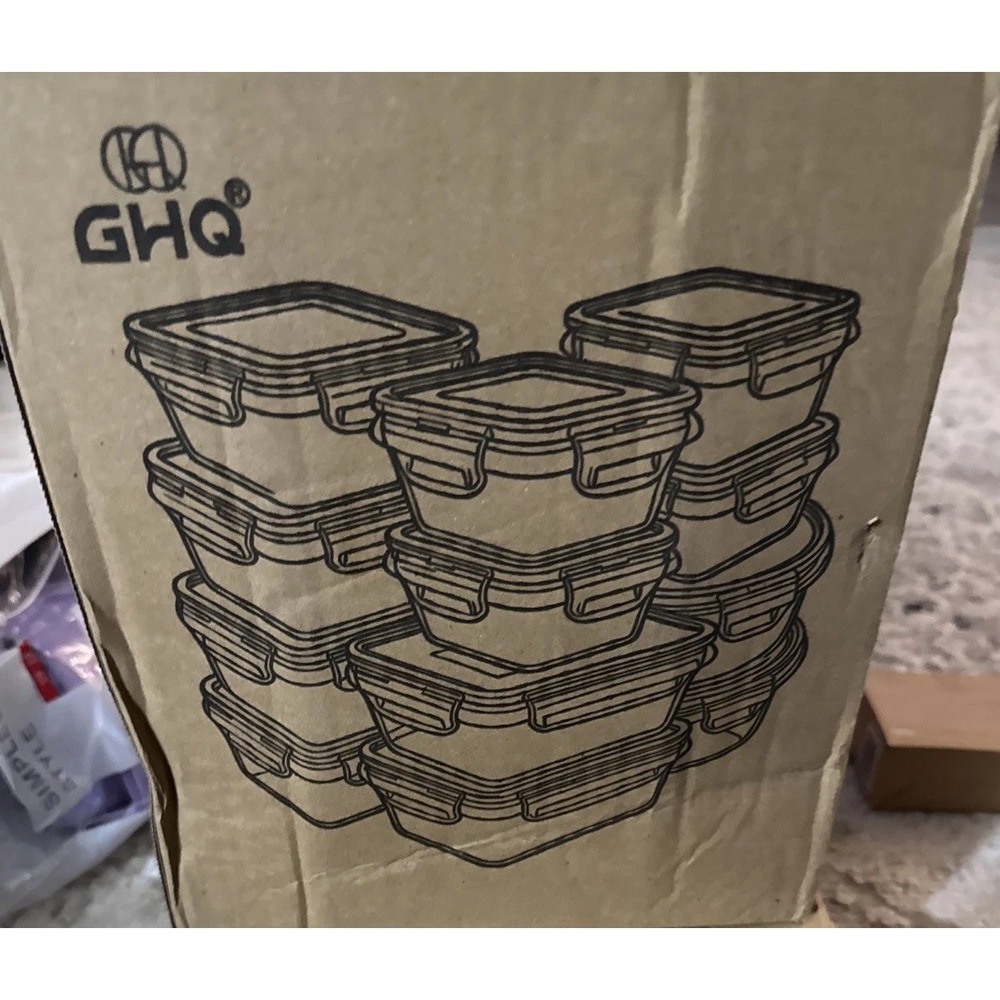 48Pc Airtight Food Storage Set plastic Containers & Lids Kitchen Organizer NEW..
